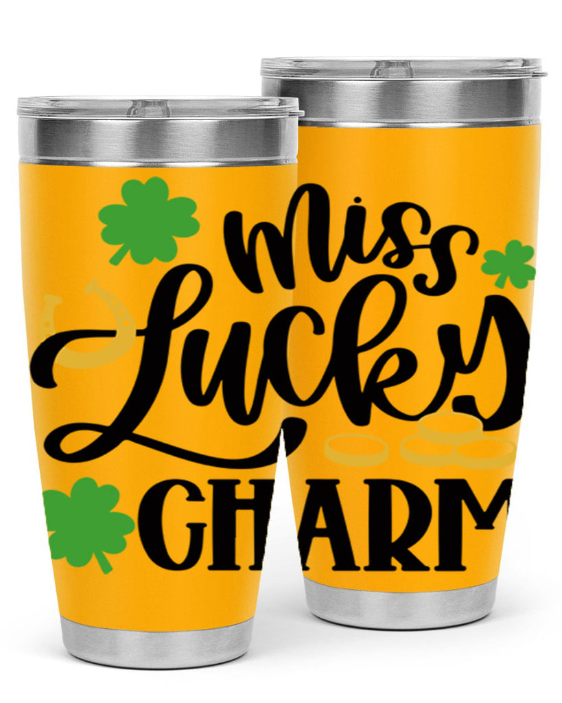 Miss Lucky Charm Style 47#- St Patricks Day- Tumbler
