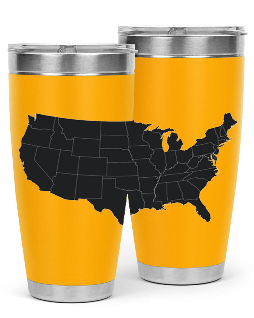 Separate Color Map Style 71#- Fourt Of July- Tumbler