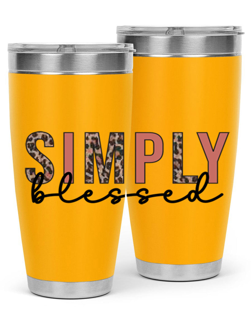 Simply blessed 575#- fall- Tumbler