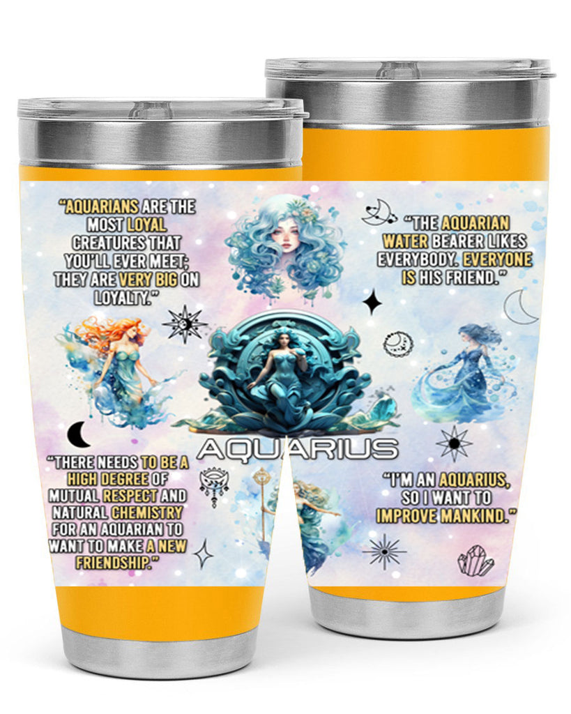 StraightAquarius 468#- zodiac- Tumbler