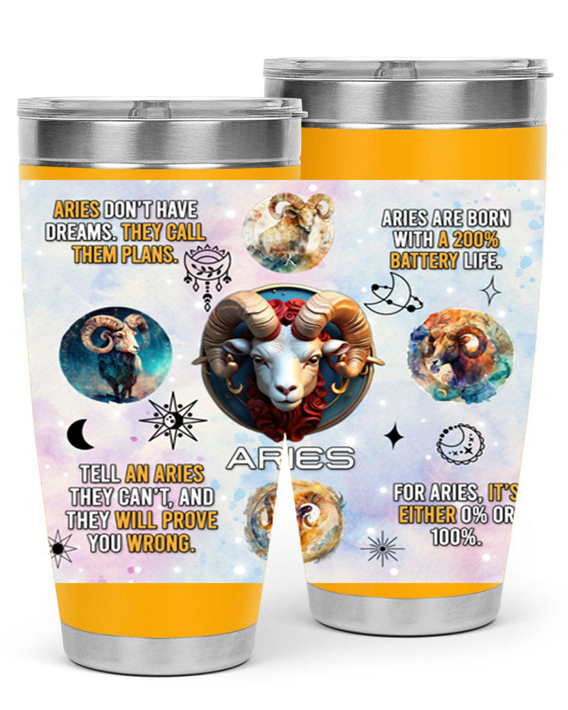 StraightAries 469#- zodiac- Tumbler