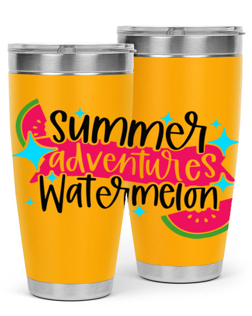 Summer Adventures Watermelon Style 23#- summer- Tumbler