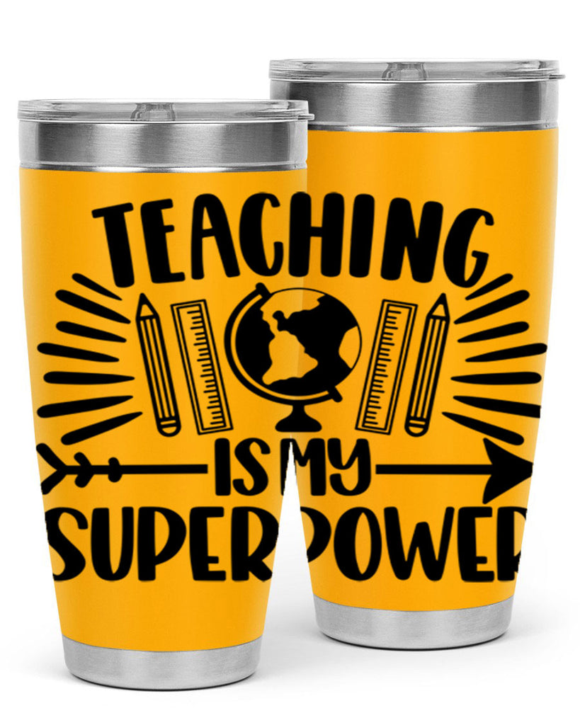 Teaching Is My Superpower Style 39#- teacher- tumbler
