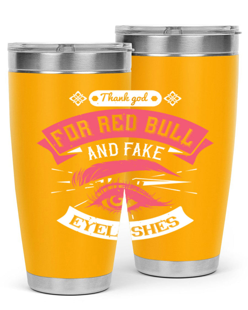 Thank god for Red Bull and fake eyelashes Style 185#- make up- Tumbler