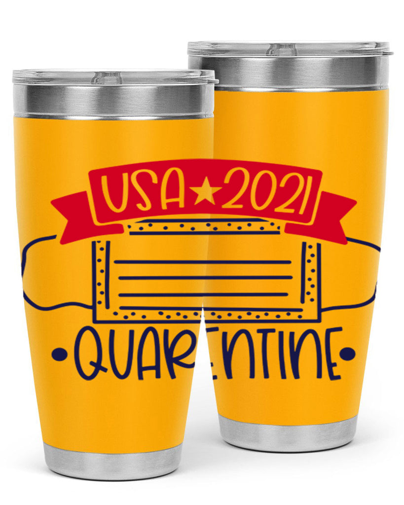 USA Quarentine Style 183#- Fourt Of July- Tumbler