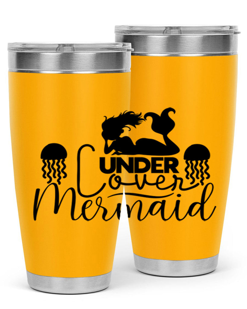 Under Cover Mermaid 642#- mermaid- Tumbler