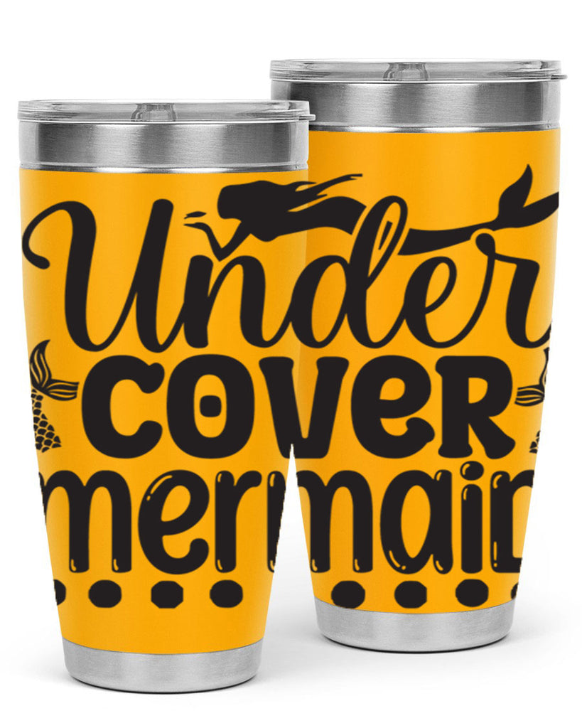 Under cover mermaid 649#- mermaid- Tumbler