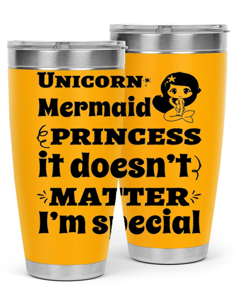 Unicorn Mermaid princess it doesnt 661#- mermaid- Tumbler