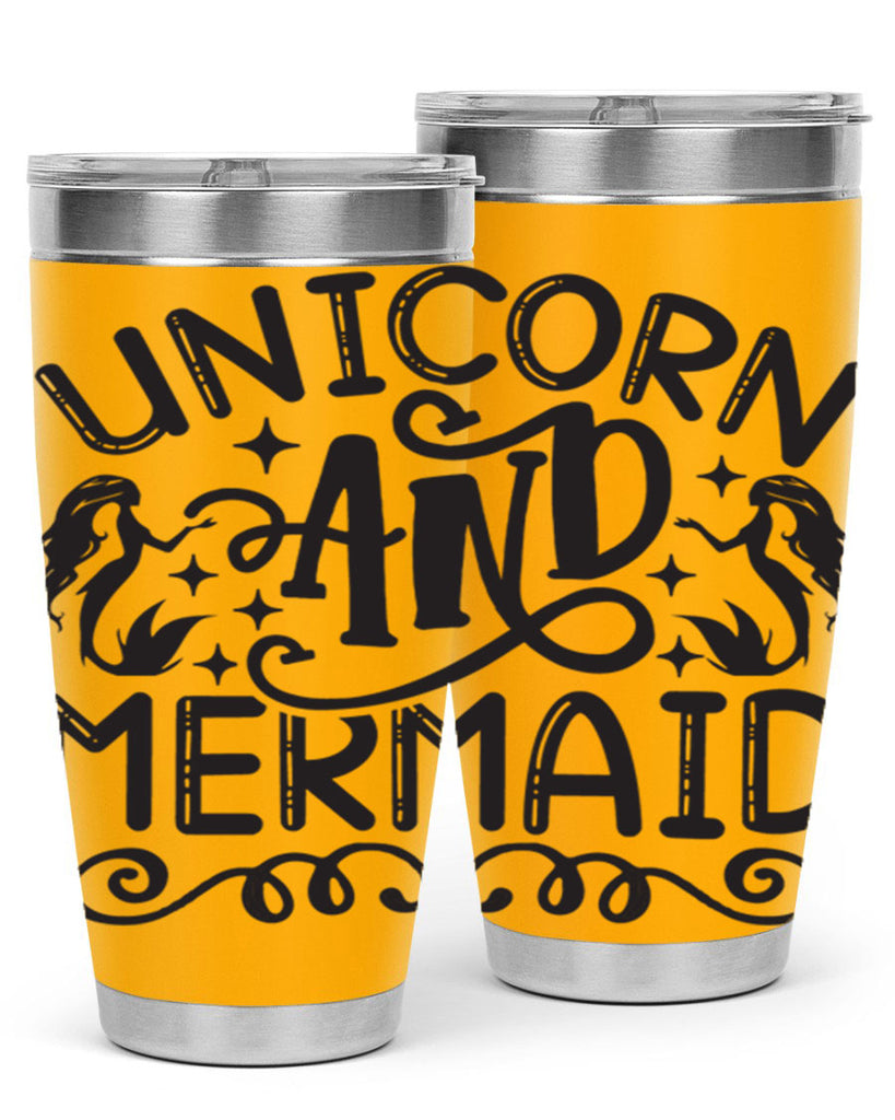 Unicorn and mermaid 660#- mermaid- Tumbler