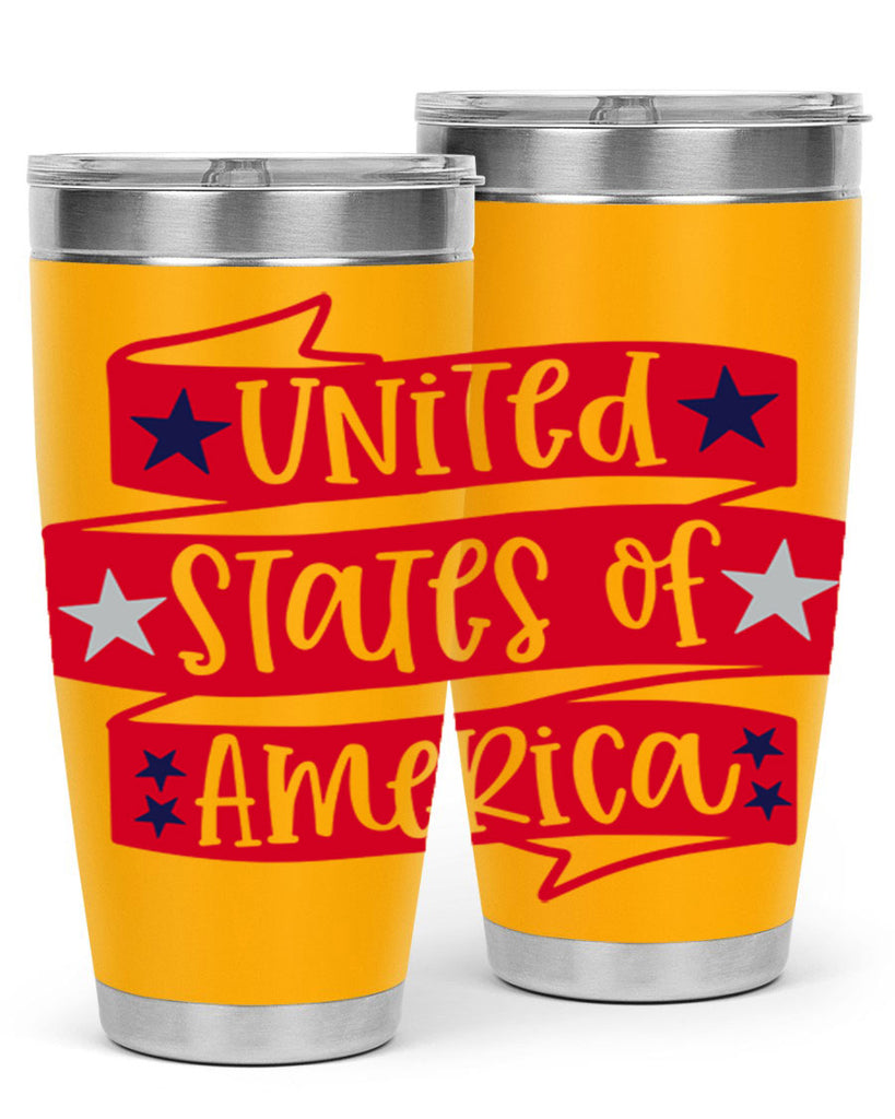 United States Of America Style 177#- Fourt Of July- Tumbler