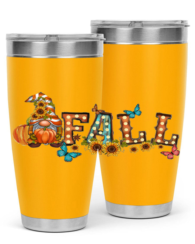 VintageFallGnome 626#- fall- Tumbler