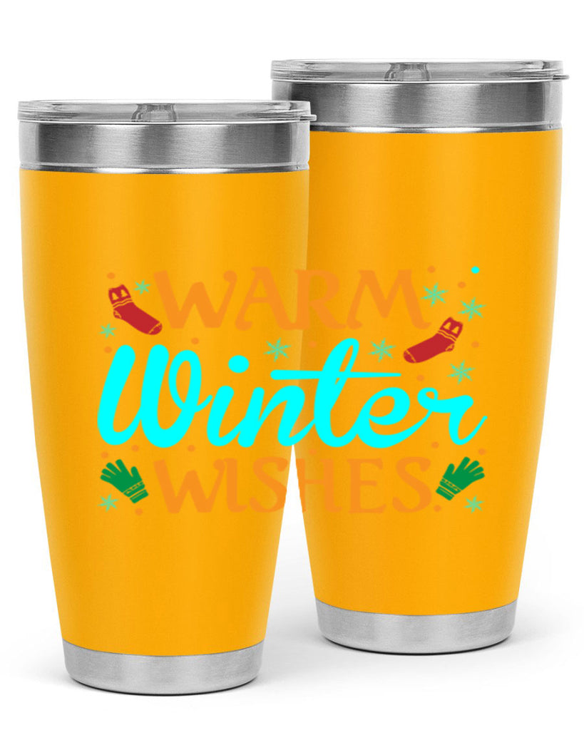 Warm Winter Wishes 465#- winter- Tumbler