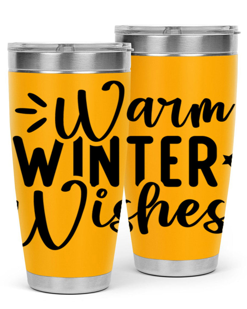 Warm Winter Wishes459#- winter- Tumbler