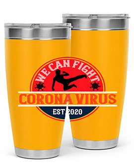 We Can Fight Corona Virus Est Style 11#- corona virus- Tumbler