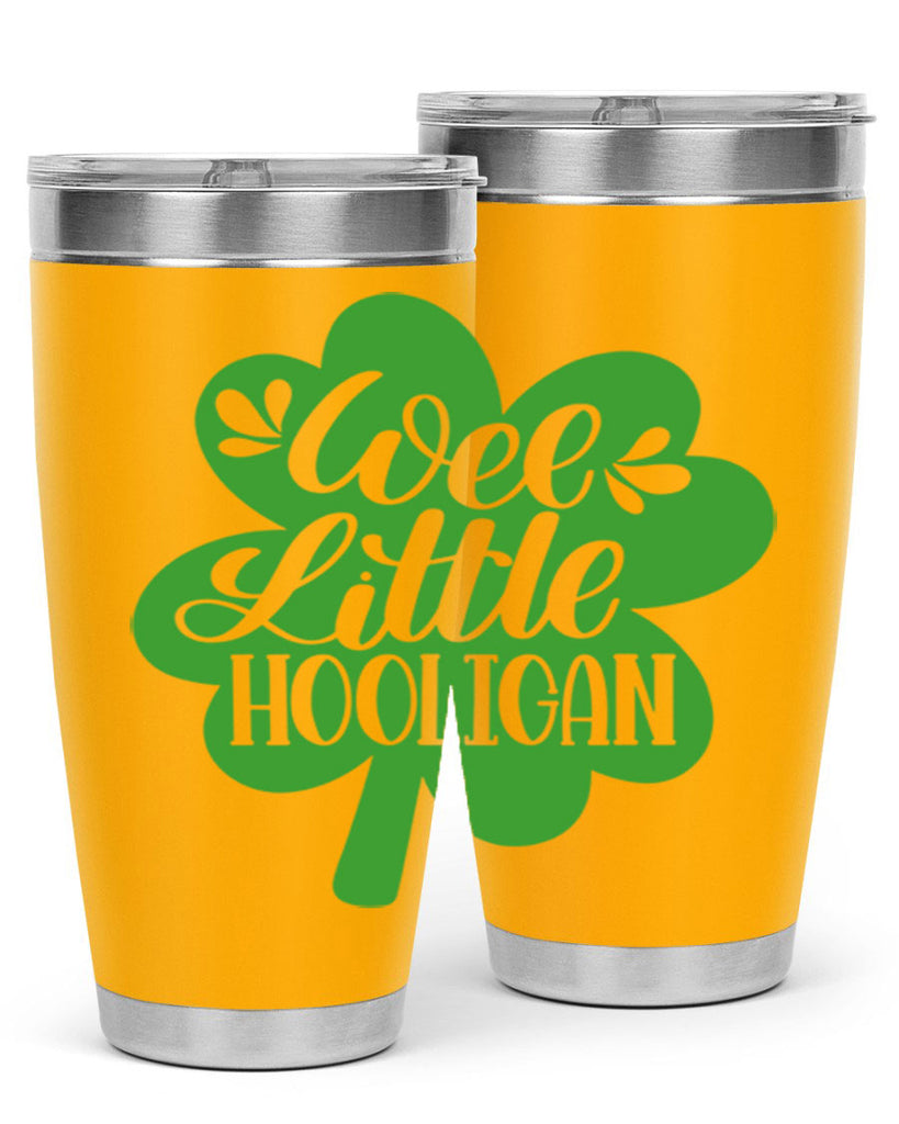 Wee Little Hooligan Style 16#- St Patricks Day- Tumbler