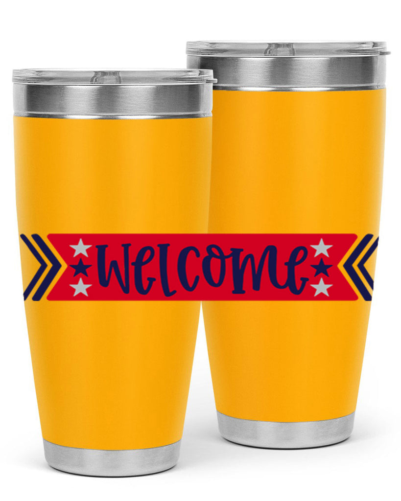 Welcome Style 187#- Fourt Of July- Tumbler