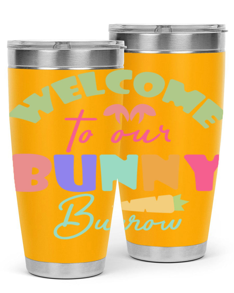 Welcome to our bunny burrow588#- spring- Tumbler