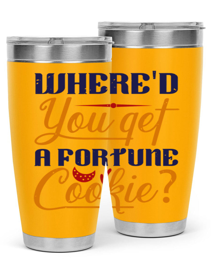 Whered you get that from a fortune cookie 14#- chess- Tumbler