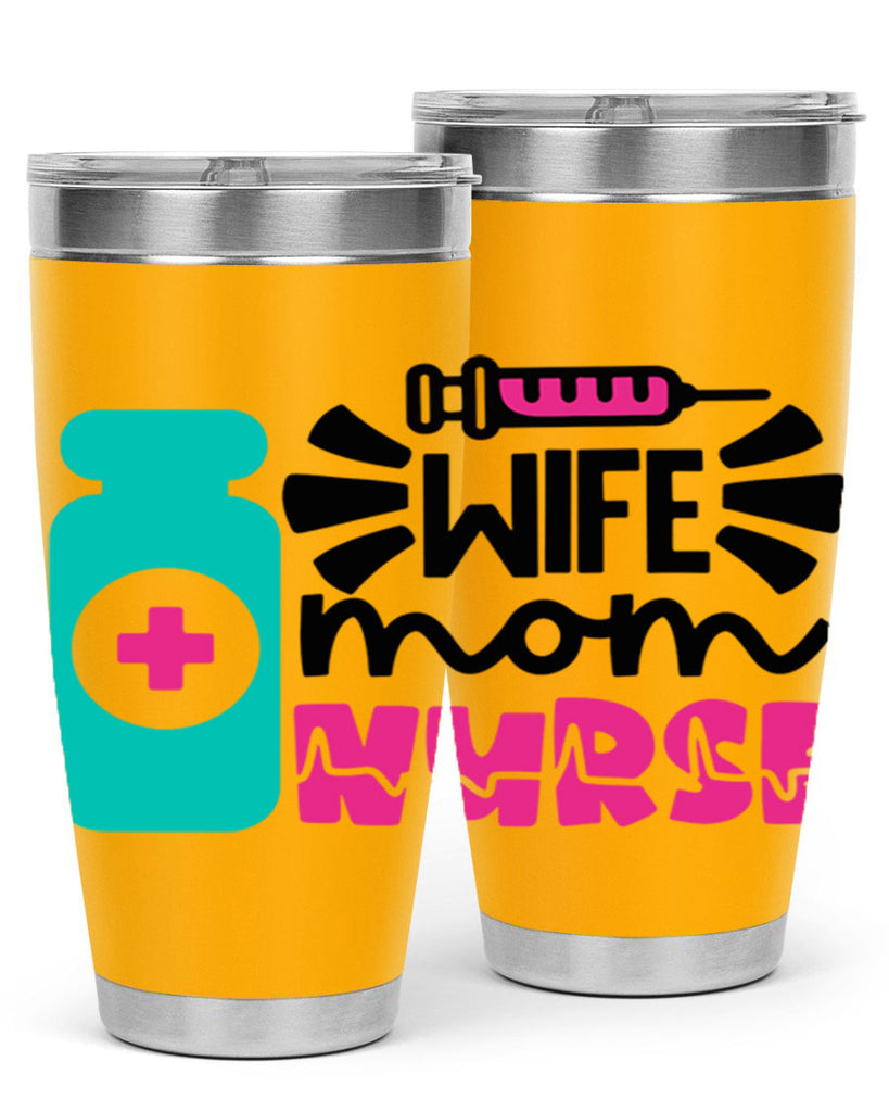 Wife Mom Nurse Style Style 10#- nurse- tumbler