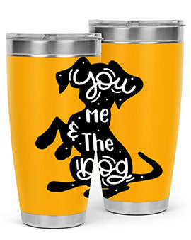 You Me The Dogs Style 4#- dog- Tumbler