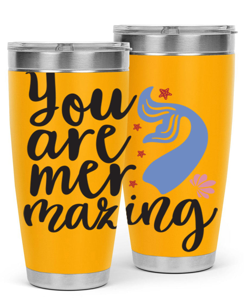You are mermazing 681#- mermaid- Tumbler