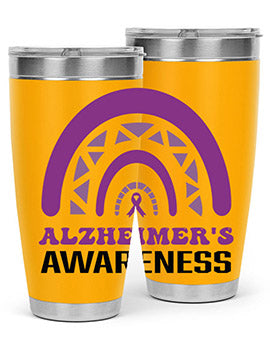 alzheimers awareness style 42#- alzheimers- Tumbler