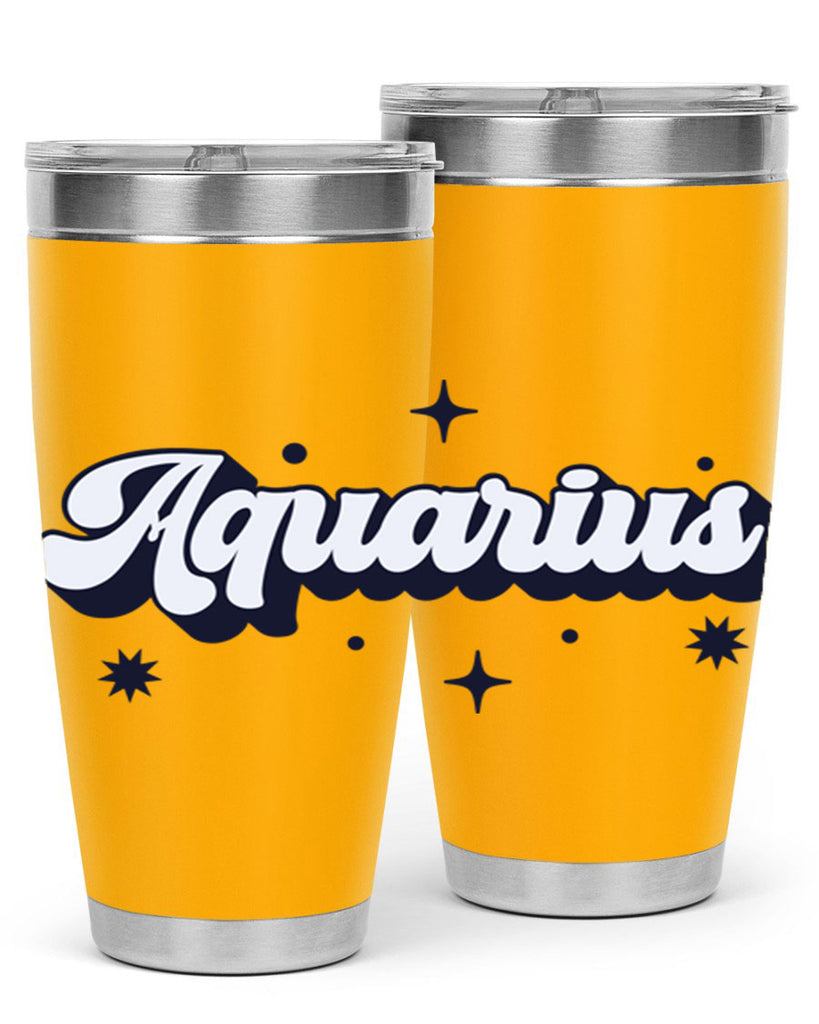 aquarius 82#- zodiac- Tumbler