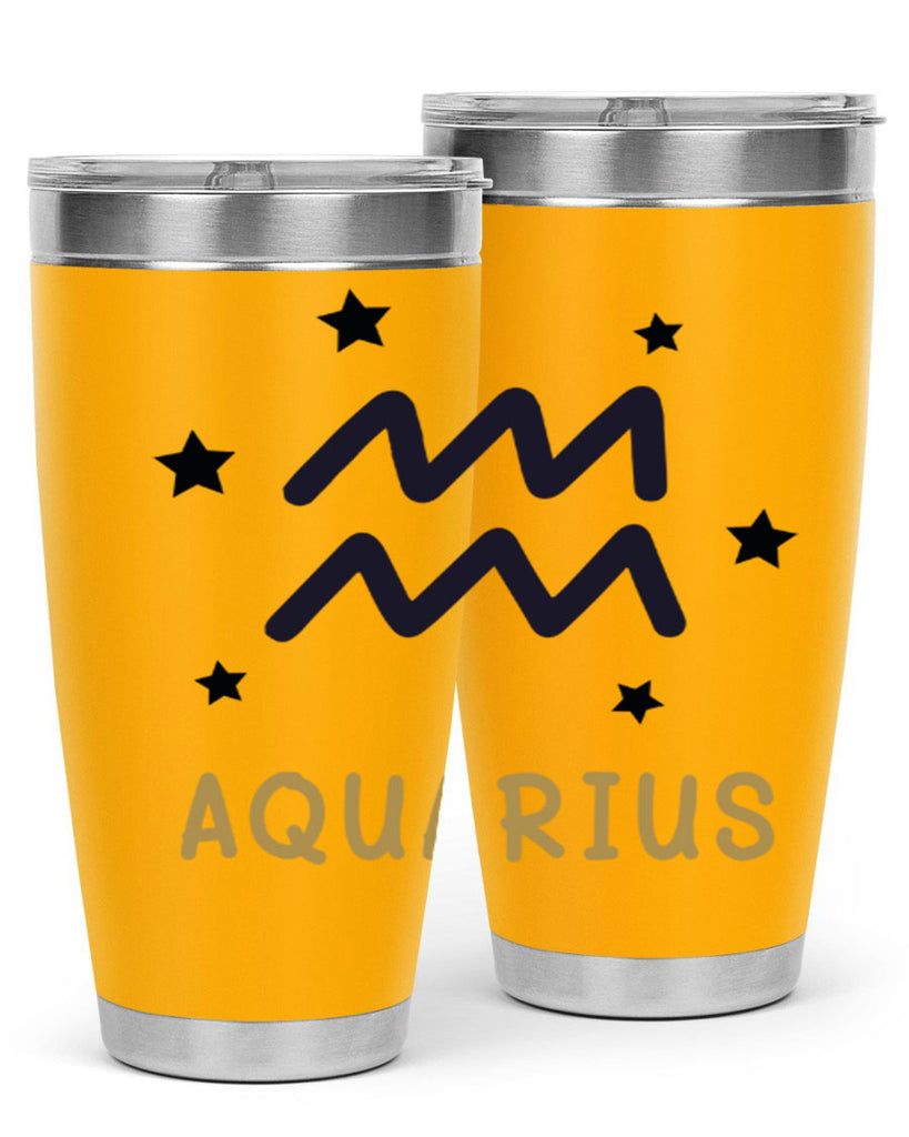 aquarius 83#- zodiac- Tumbler