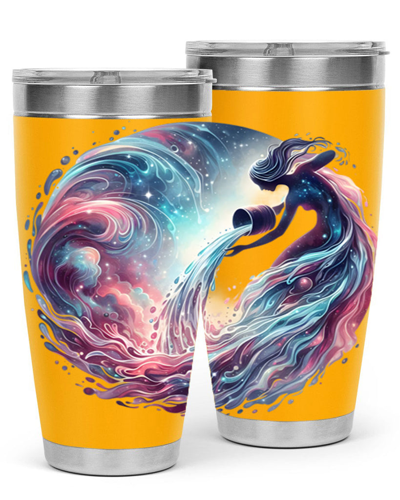 aquarius 91#- zodiac- Tumbler