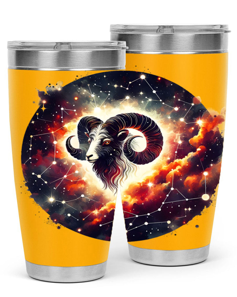 aries 126#- zodiac- Tumbler