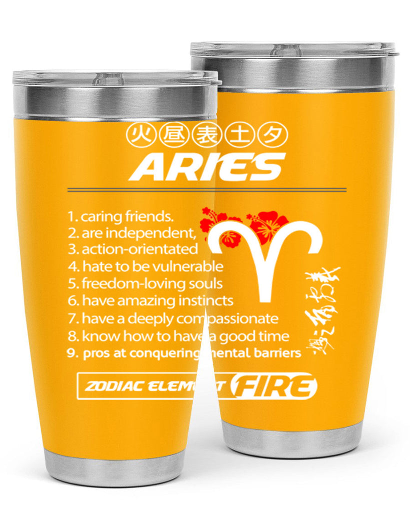 aries 137#- zodiac- Tumbler