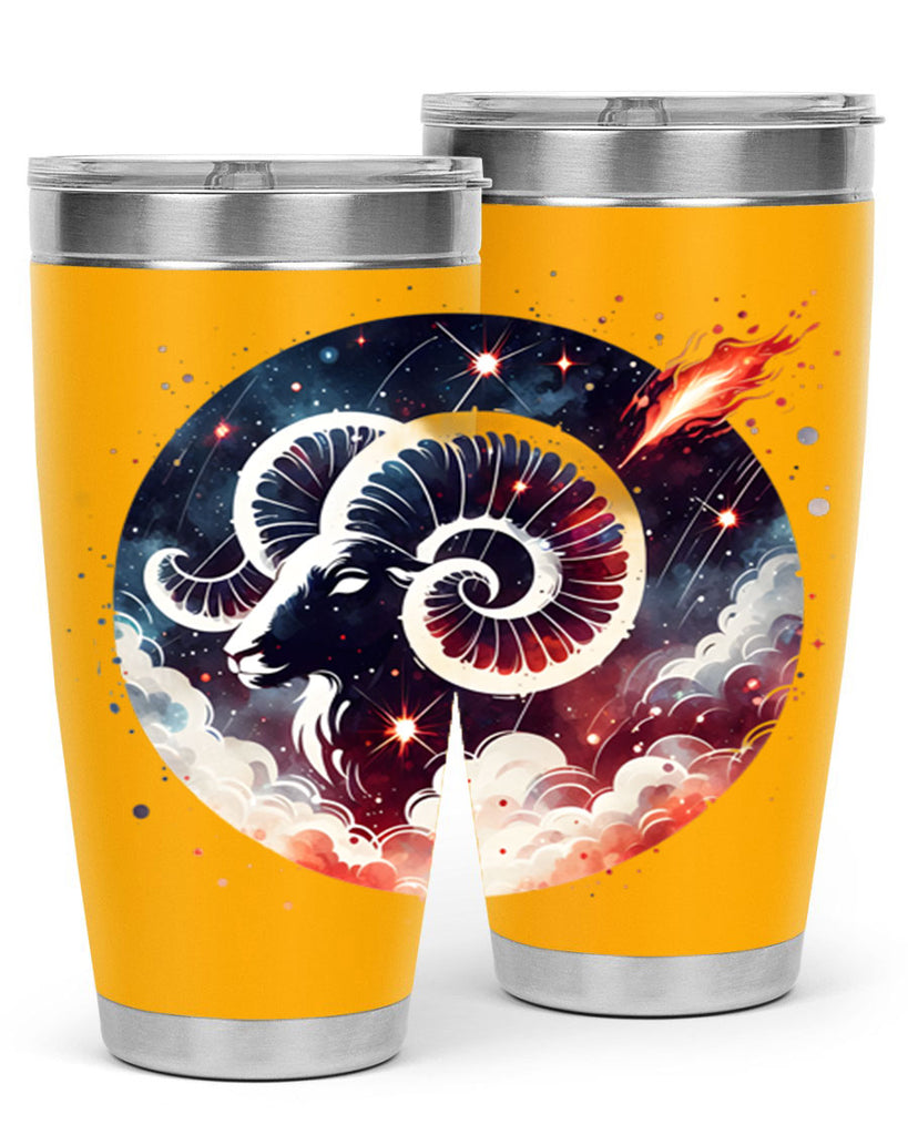 aries 140#- zodiac- Tumbler