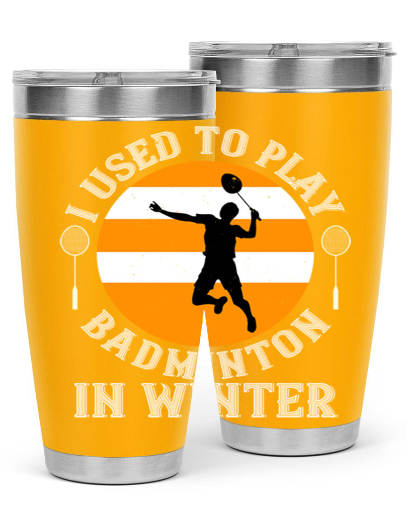 badmintonI used to playin winter 2333#- badminton- Tumbler