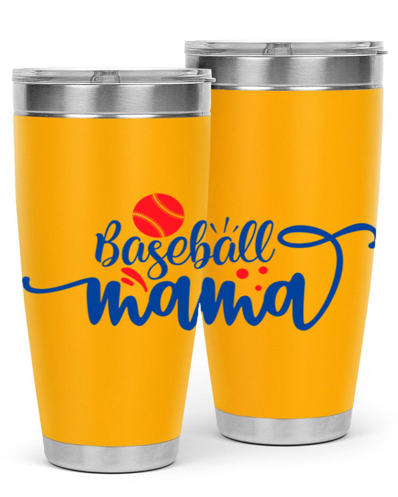 baseball mama 2208#- baseball- Tumbler