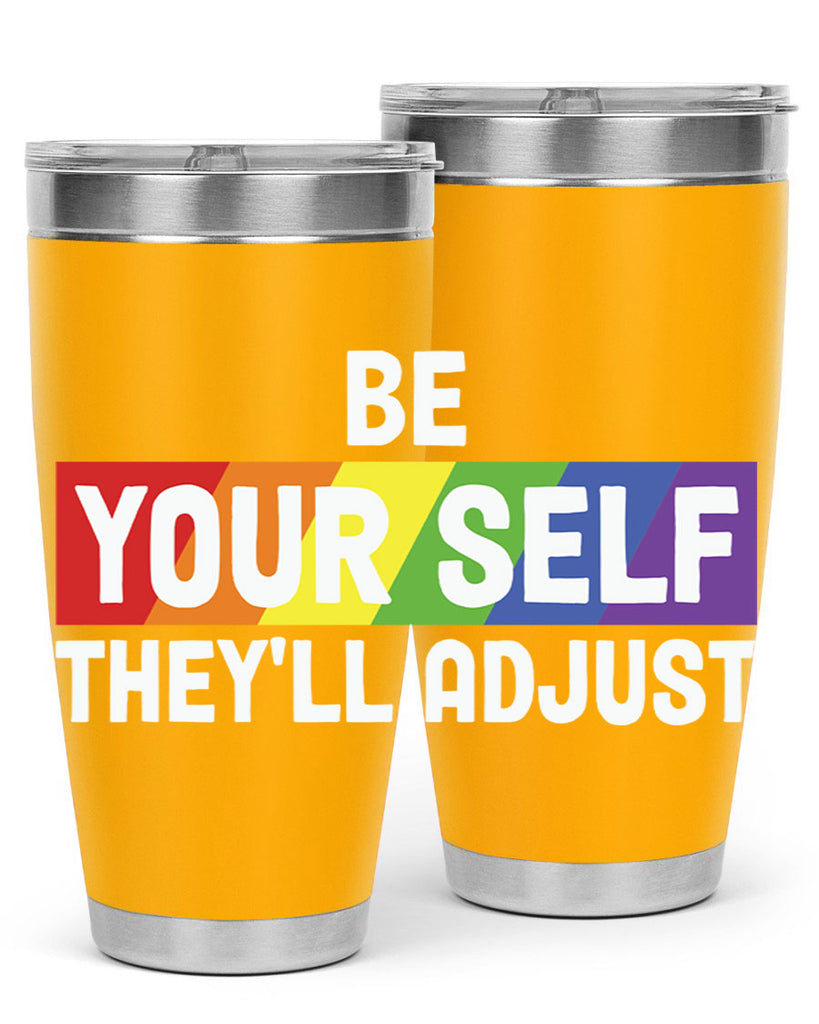 be yourself theyll adjust rainbow lgbt 160#- lgbt- Tumbler