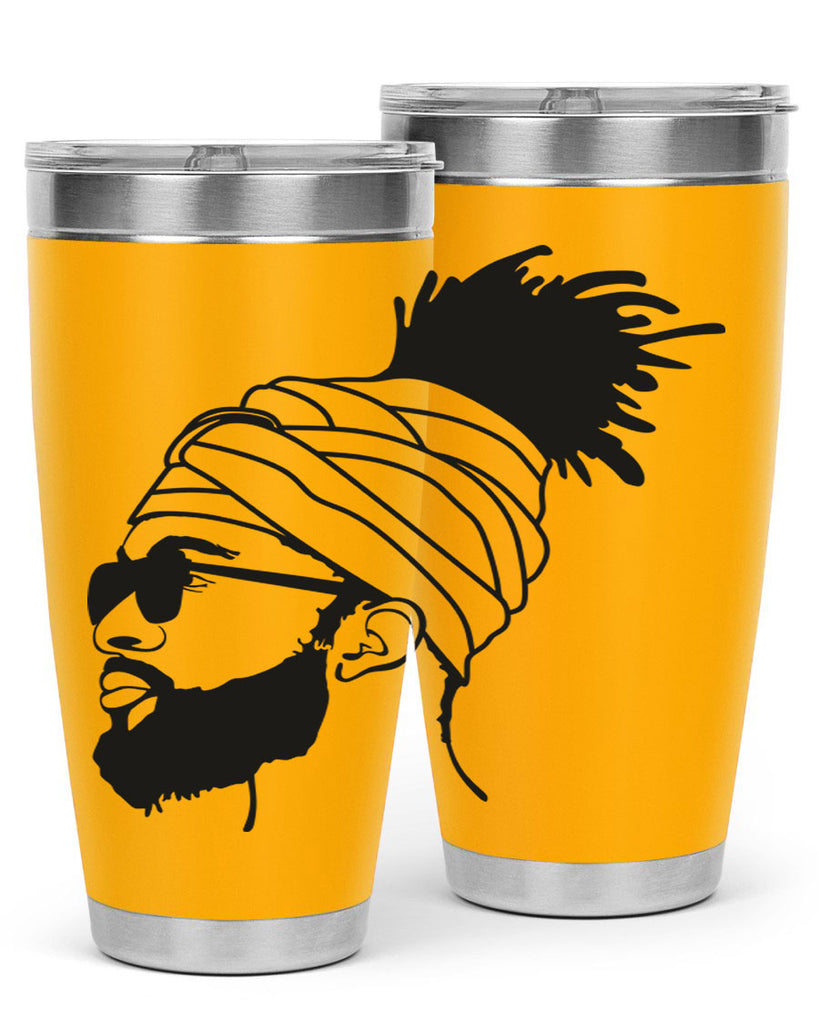 beardman 44#- black men - boys- tumbler