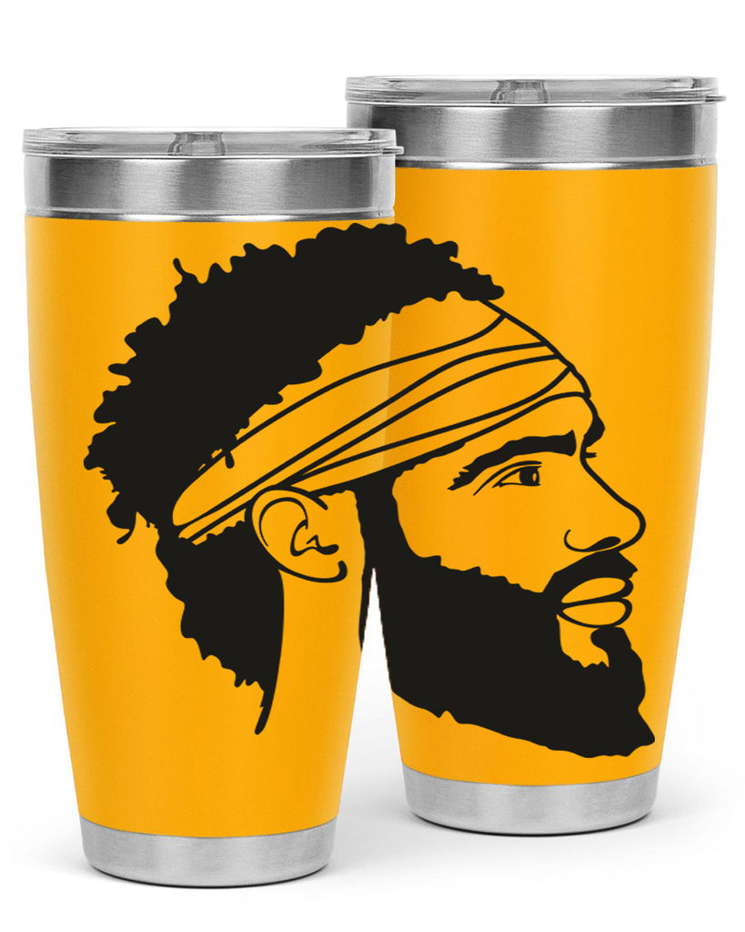 beardman 48#- black men - boys- tumbler