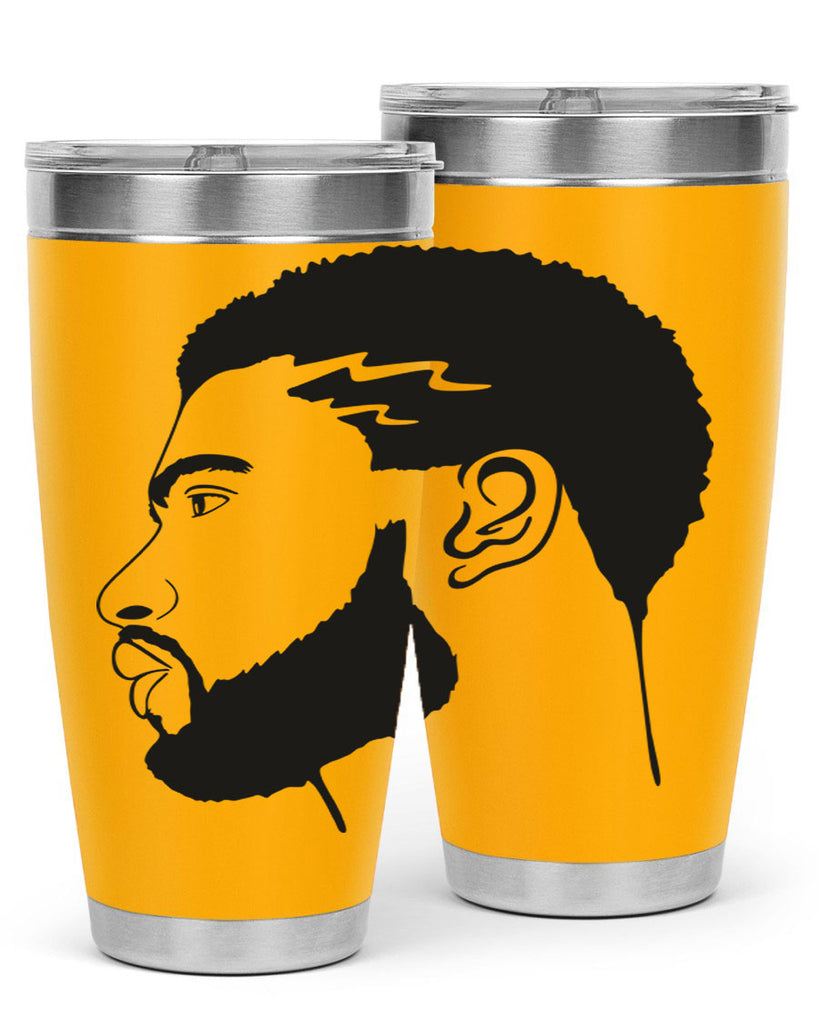 beardman 52#- black men - boys- tumbler