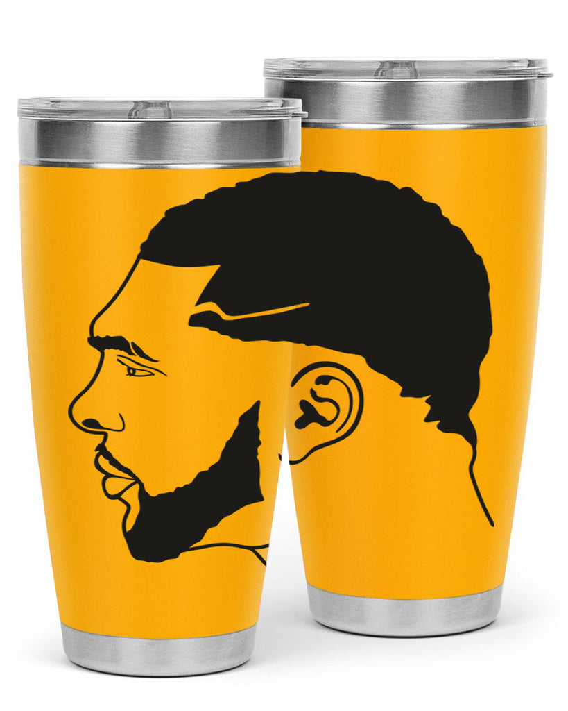 beardman 55#- black men - boys- tumbler
