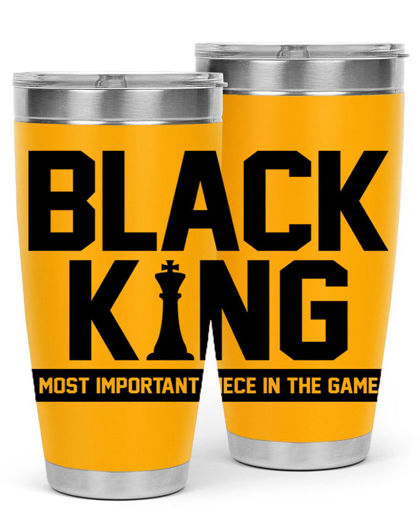 black king 199#- black words phrases- Cotton Tank
