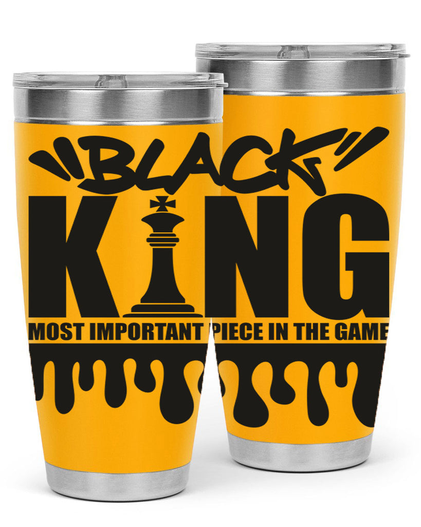 black king 214#- black words phrases- Cotton Tank