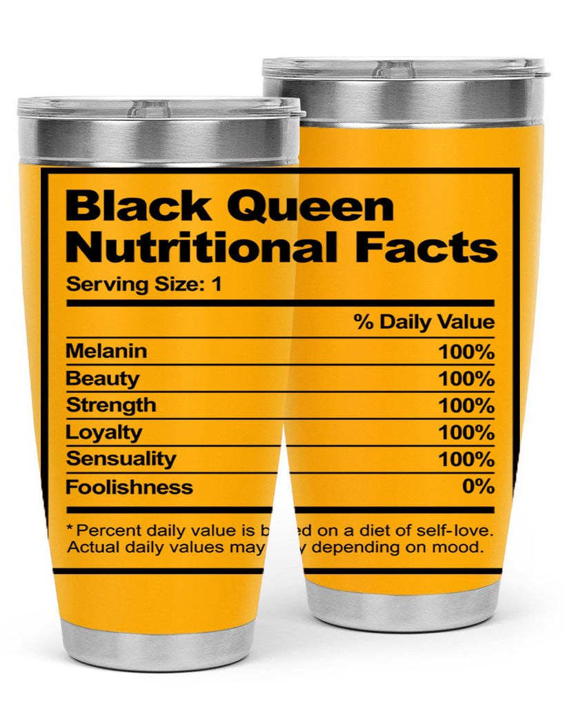 black queen nutritional facts 219#- black words phrases- Cotton Tank