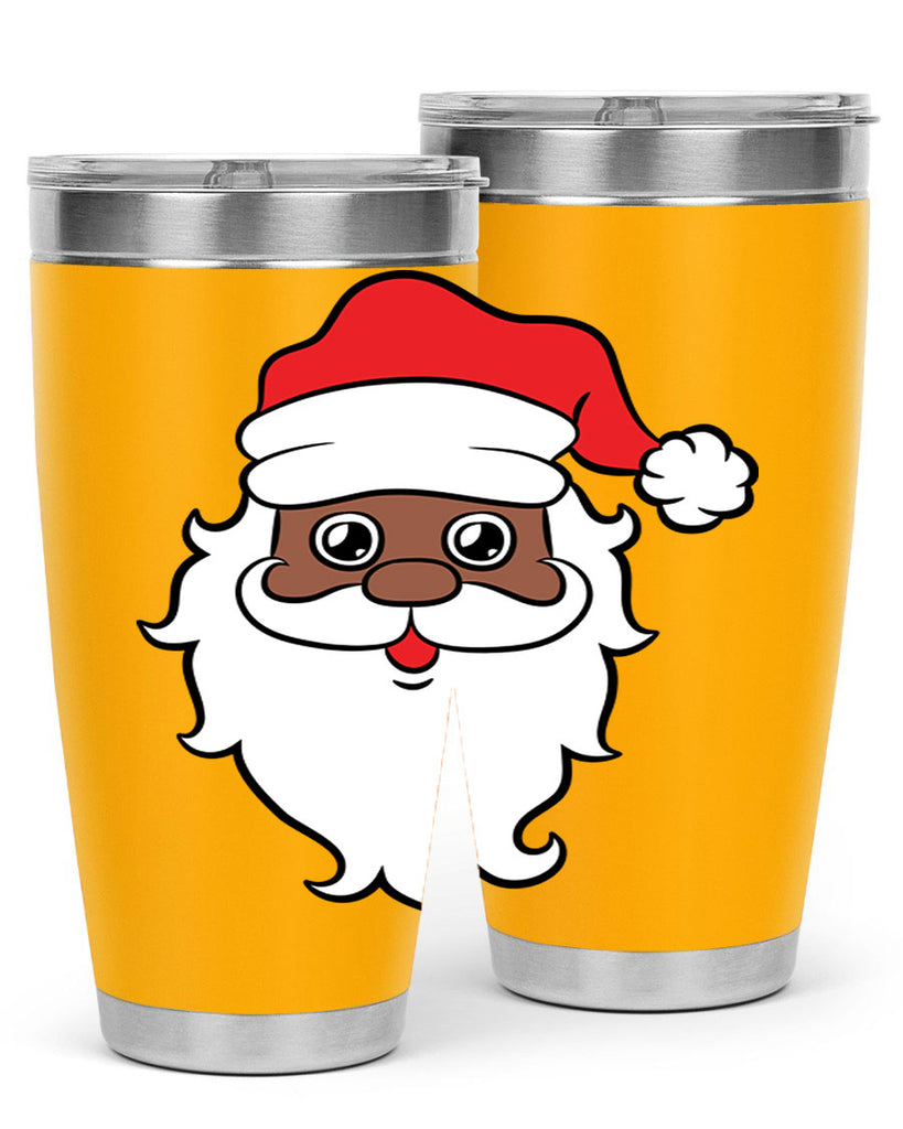 black santa 25#- black men - boys- tumbler
