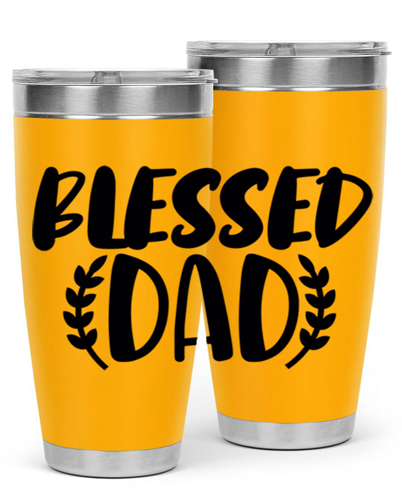 blessed dad 36#- dad- Tumbler