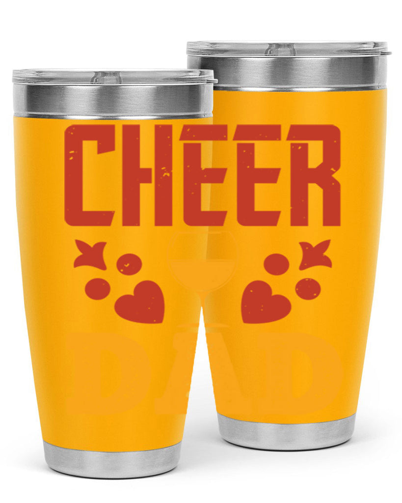 cheer dad 121#- fathers day- Tumbler