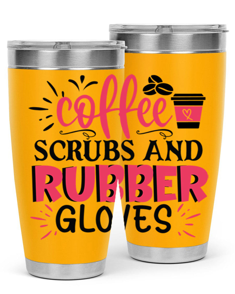 coffee scrubs and rubber gloves Style Style 212#- nurse- tumbler