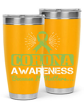 corona awareness because it matters Style 26#- corona virus- Tumbler