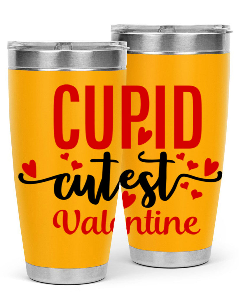 cupid cutest valentine 80#- valentines day- Tumbler