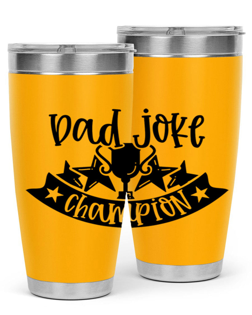 dad joke champion 66#- fathers day- Tumbler