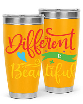 different is beautiful Style 11#- autism- Tumbler